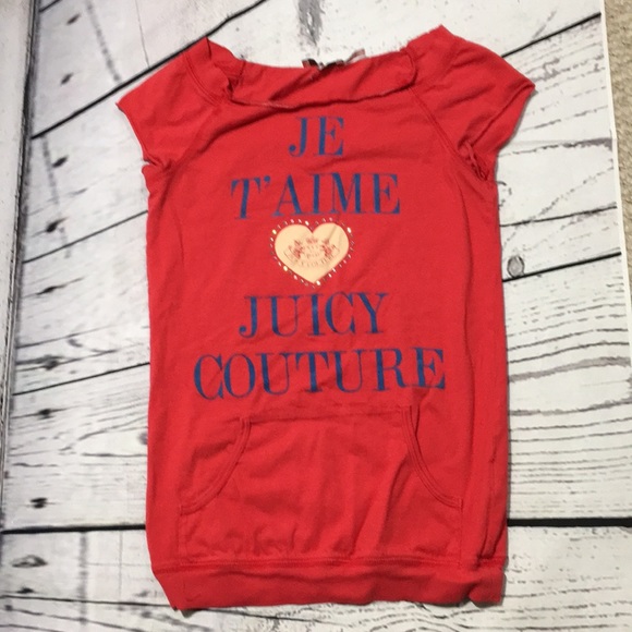 Juicy couture short sleeved tee shirt: red - Picture 1 of 4